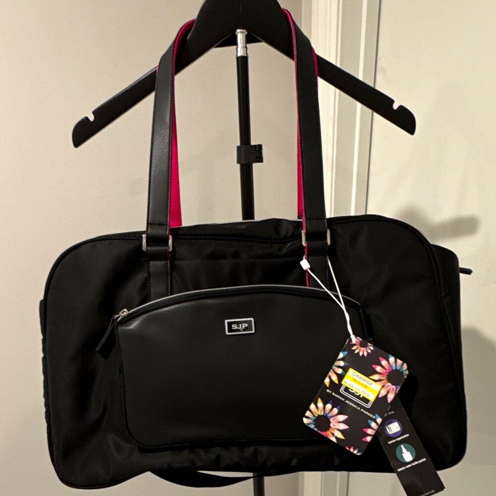 SJP American Tourister Convertible Weekender Black/Pink